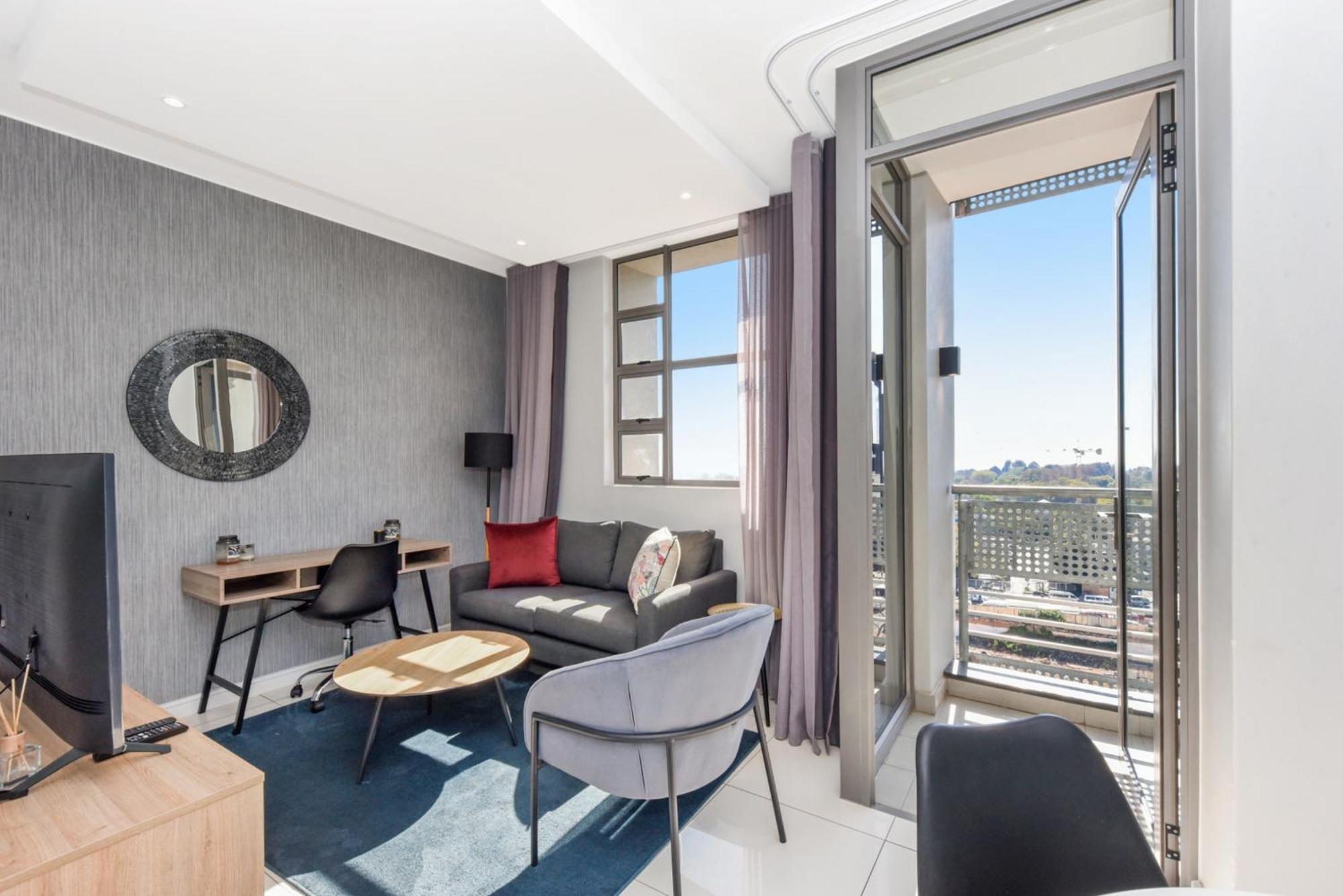 The Median Rosebank Luxury Apartment - Building With Generator Johannesburg Eksteriør billede